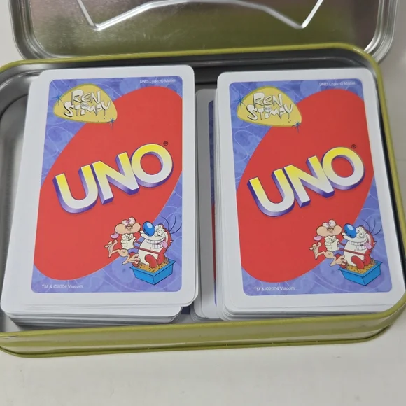 Rare Special Edition 2004 Ren And Stimpy Uno Card Game -  threedaughtersproperties.com